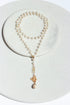 Pearl Linked Lariat Necklace