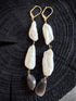 Moonstone & Ivory Pearl Earrings