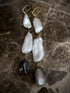 Moonstone & Ivory Pearl Earrings