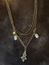 R- Ethnic Necklace Extra Long- Spinel