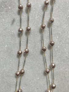 60 Inch Vintage Spacer Necklace